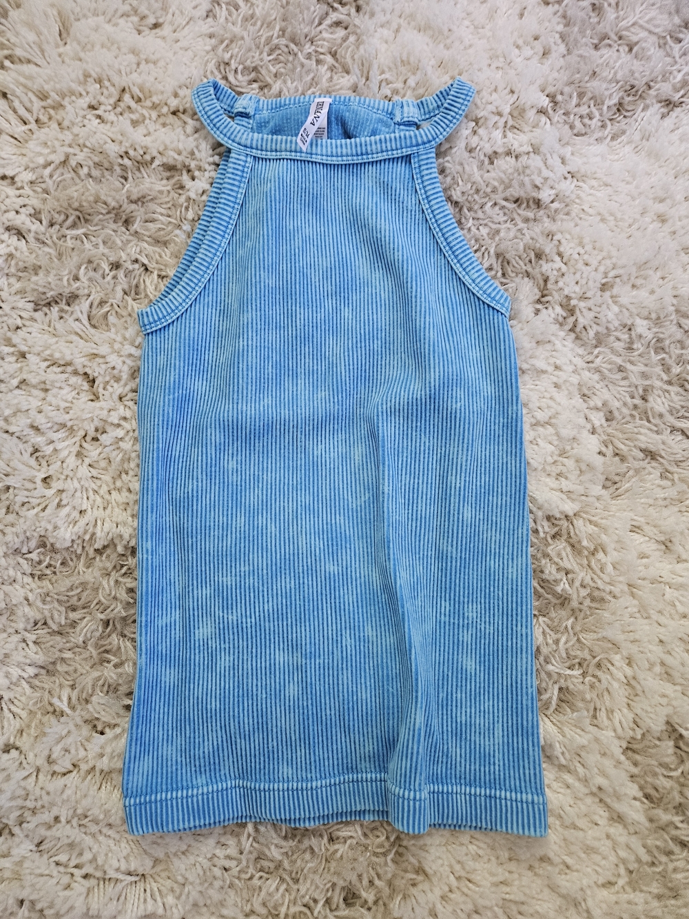 NWOT Zenana Outfitters Ribbed Tank Top - Light Blue